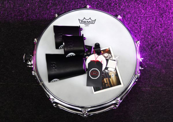 Meinl Triple Bell Cowbell - Black