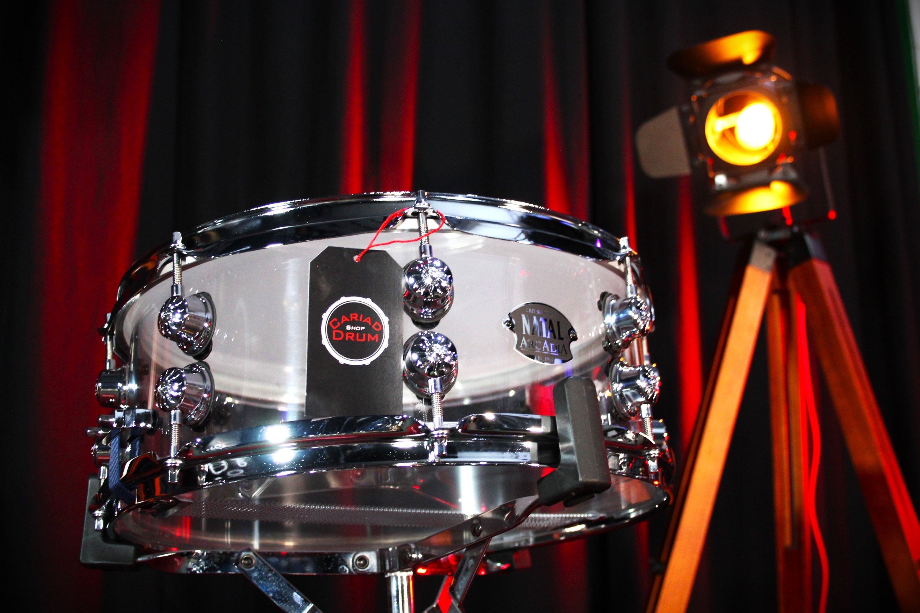 Natal Acrylic 14'' x 5'' Snare Drum - Transparent