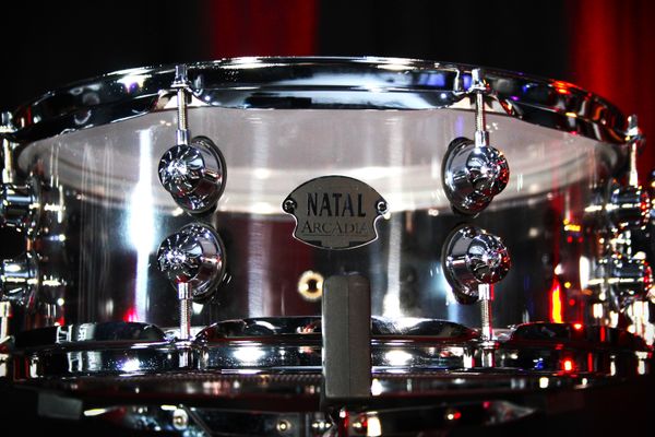 Natal Acrylic 14'' x 5'' Snare Drum - Transparent