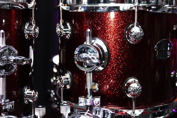 Natal Arcadia 5pc 22'' Drum Kit w/hardware - Burgundy Sparkle