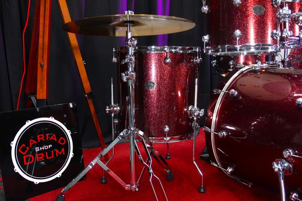 Natal Arcadia 5pc 22'' Drum Kit w/hardware - Burgundy Sparkle