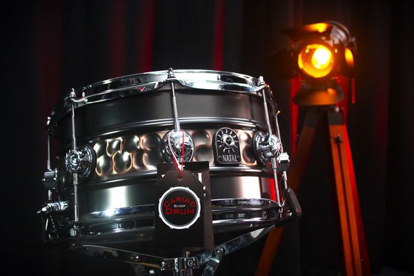 Natal Beaded Hammered Steel 13" x 7" Snare