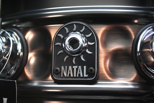 Natal Beaded Hammered Steel 13" x 7" Snare