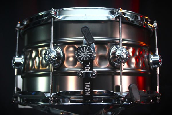 Natal Beaded Hammered Steel 13" x 7" Snare