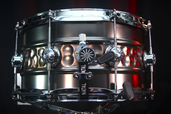 Natal Beaded Hammered Steel 13" x 7" Snare