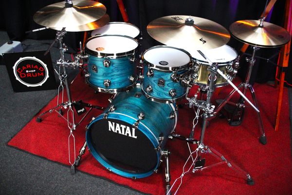 Natal Café Racer 4pc 18''/10''/12''/14'' Shell Pack - Cerulean Blue