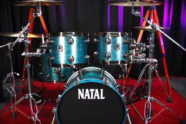 Natal Café Racer 4pc 18''/10''/12''/14'' Shell Pack - Cerulean Blue