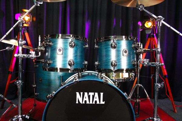 Natal Cafe Racer 4pc 22''/10''/12''/16'' Shell Pack - Cerulean Blue