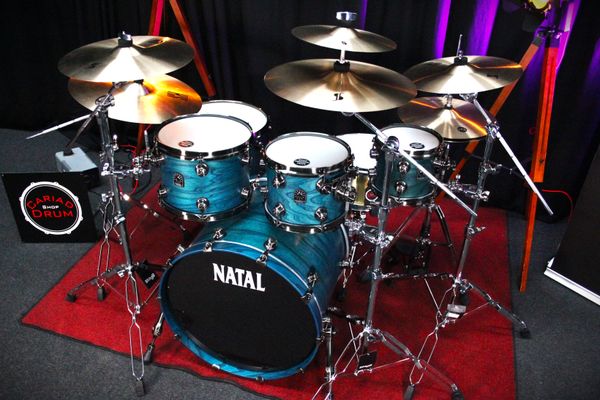 Natal Cafe Racer 5pc 22''/8''/10''/12''/16'' Shell Pack - Cerulean Blue