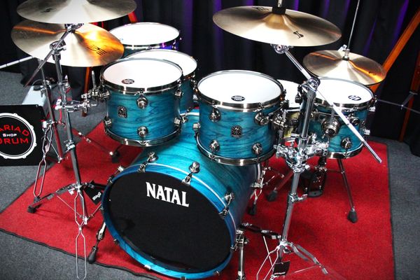 Natal Café Racer 6pc 22''/10''/12''/13''/16''/18'' Shell Pack - Cerulean Blue