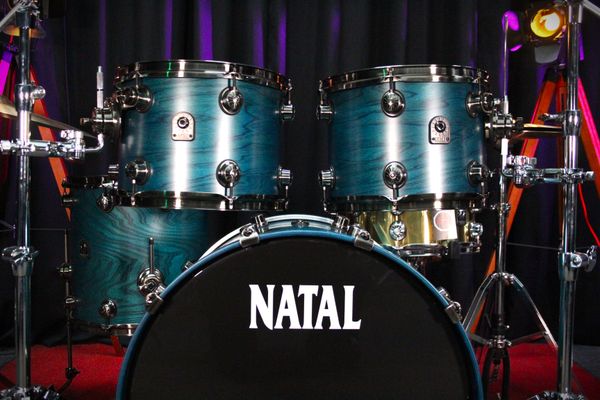 Natal Cage Racer 4pc 22''/10''/12''/14'' Shell Pack - Cerulean Blue