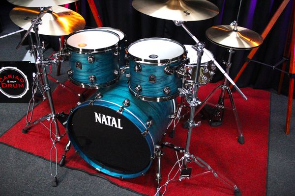 Natal Cage Racer 4pc 22''/10''/12''/14'' Shell Pack - Cerulean Blue