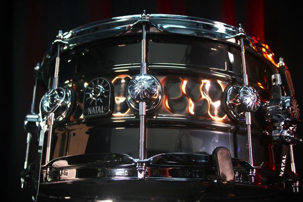 Natal Beaded Hammered Steel 14" x 7" Snare Drum