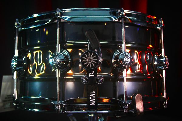 Natal Beaded Hammered Steel 14" x 7" Snare Drum