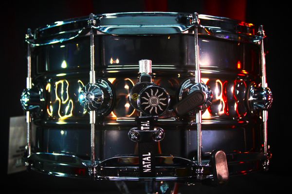 Natal Beaded Hammered Steel 14" x 7" Snare Drum