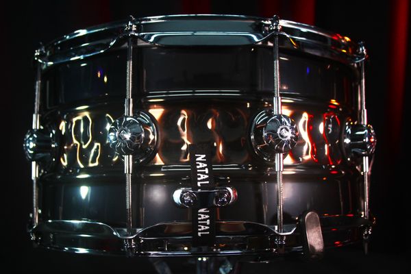 Natal Beaded Hammered Steel 14" x 7" Snare Drum