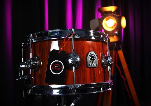Natal Stave Bubinga 12" x 6.5" Snare Drum - Amber