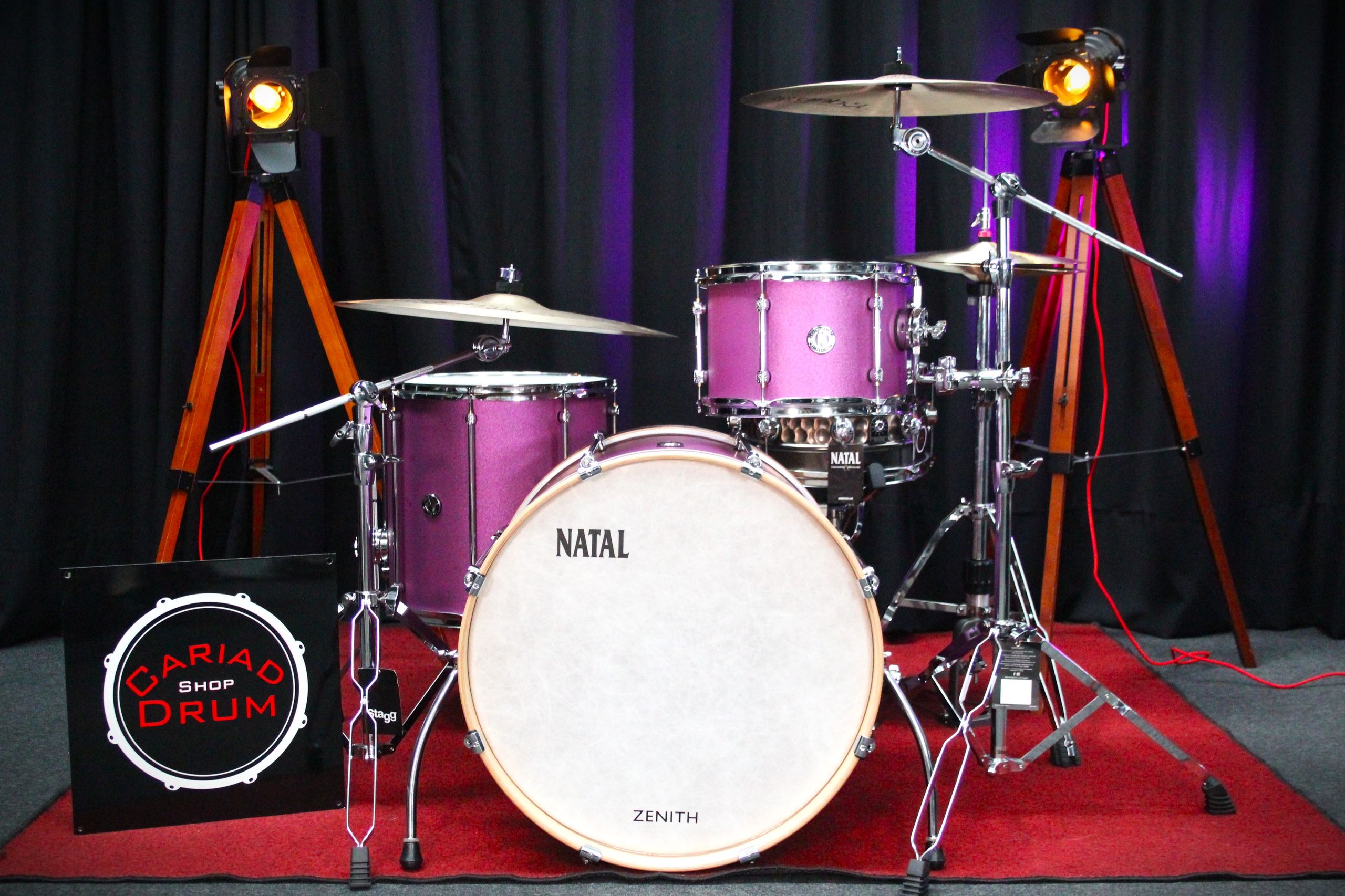 Natal Zenith 3pc 22'' Shell Pack - Pink Frost