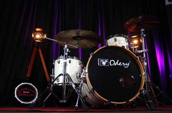 Odery Fluence Jazz 20" 4pc Drum Kit w/ Hardware - White Marine Pearl