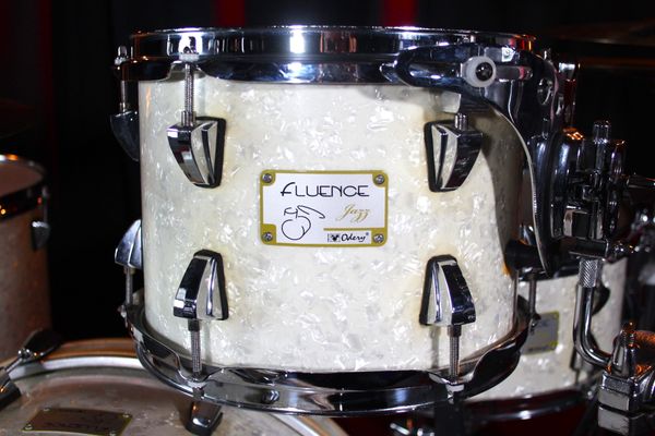 Odery Fluence Jazz 20" 4pc Drum Kit w/ Hardware - White Marine Pearl