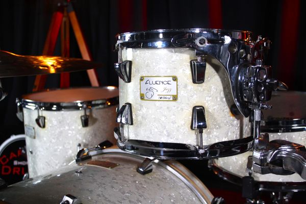 Odery Fluence Jazz 20" 4pc Drum Kit w/ Hardware - White Marine Pearl
