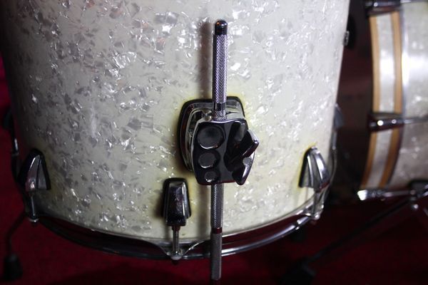 Odery Fluence Jazz 20" 4pc Drum Kit w/ Hardware - White Marine Pearl