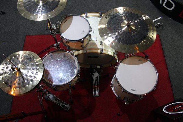 Odery Fluence Jazz 20" 4pc Drum Kit w/ Hardware - White Marine Pearl