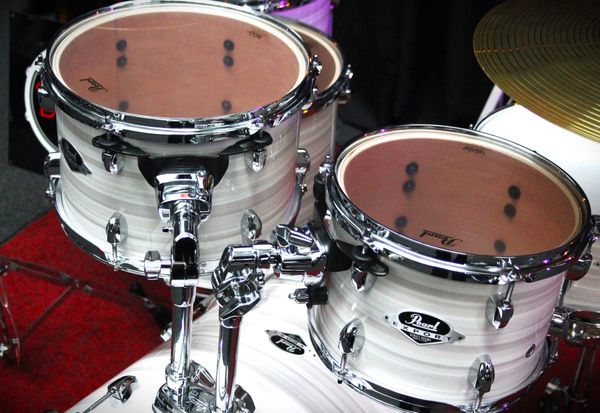 Pearl Export Fusion 5pc Drum Kit - Slipstream White