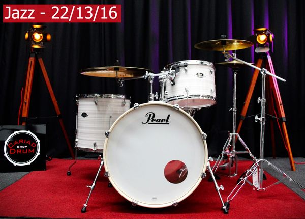 Pearl Export Jazz 4pc Drum Kit - Slipstream White