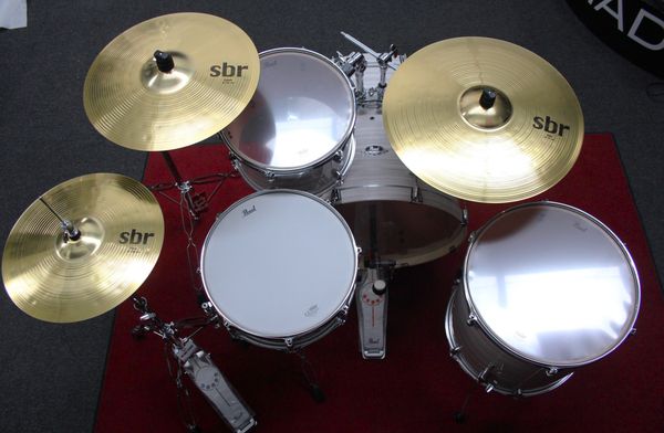 Pearl Export Jazz 4pc Drum Kit - Slipstream White