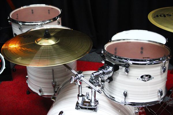 Pearl Export Jazz Extra Tom 5pc Drum Kit - Slipstream White