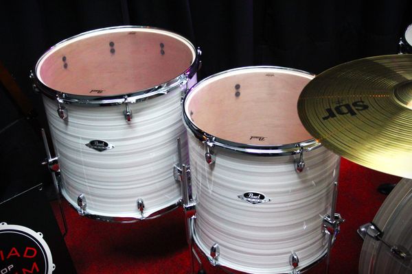 Pearl Export Jazz Extra Tom 5pc Drum Kit - Slipstream White