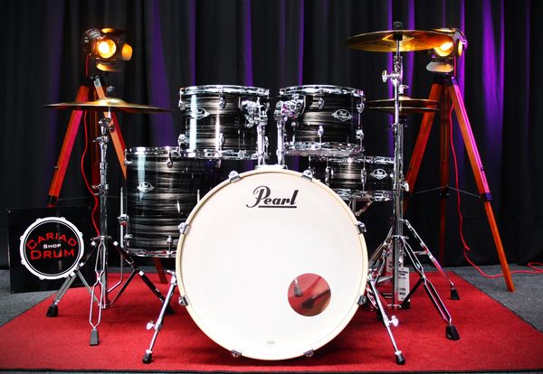 Pearl Export Rock Standard 22" 5pc Drum Kit - Graphite Silver Twist