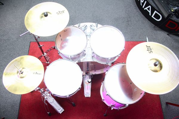 Pearl Export Rock Standard 22" 5pc Drum Kit - Slipstream White