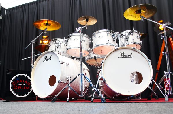 Pearl Export The Beast 9pc Drum Kit - Slipstream White