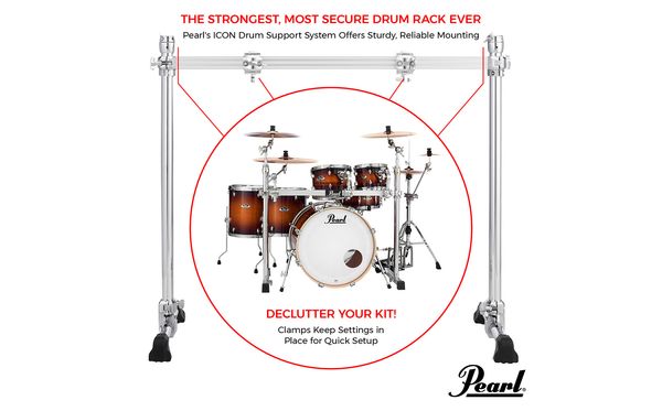 Pearl Icon Single Straight Drum Rack