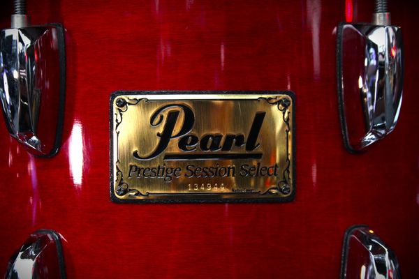 Pearl Prestige Session Select Maple Mahogany 20" 4pc Shell Pack - Cherry Red Lacquer