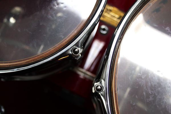 Pearl Prestige Session Select Maple Mahogany 20" 4pc Shell Pack - Cherry Red Lacquer