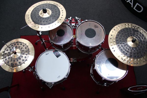 Pearl Prestige Session Select Maple Mahogany 20" 4pc Shell Pack - Cherry Red Lacquer