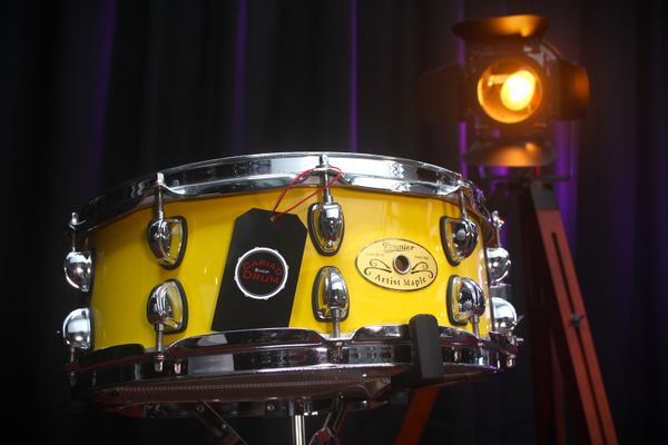Premier Artist Maple 14'' Snare Drum - Yellow