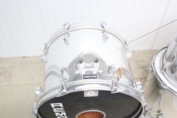 Remo 4pc 22" Shell Pack - Silver Chrome