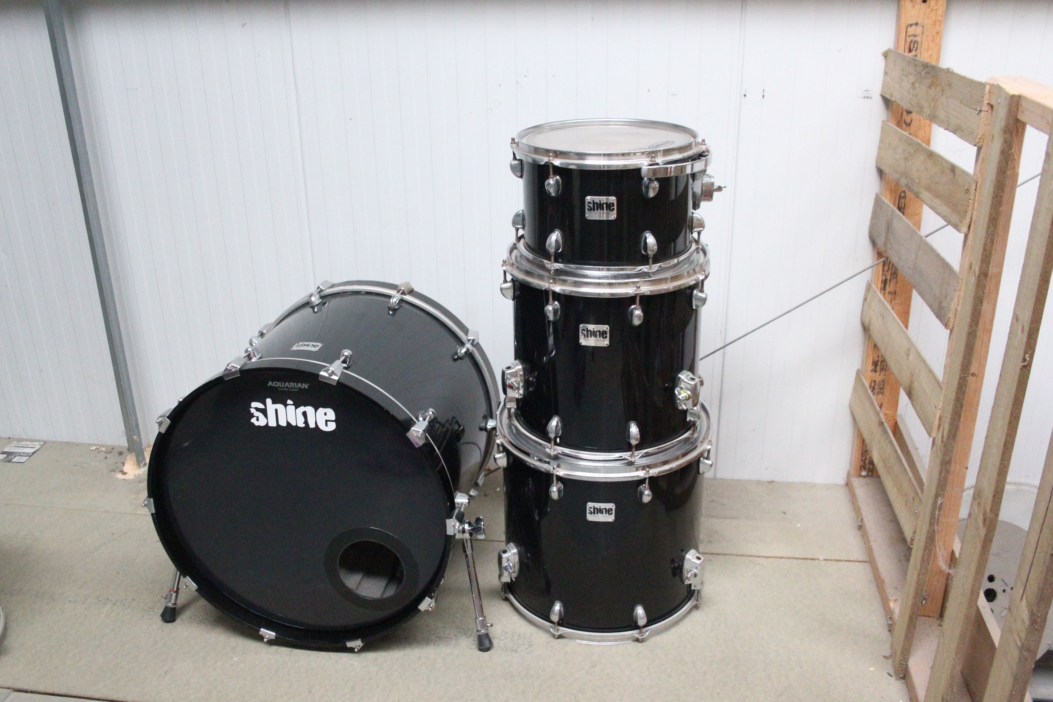 Shine 4pc 22" Shell Pack - Black