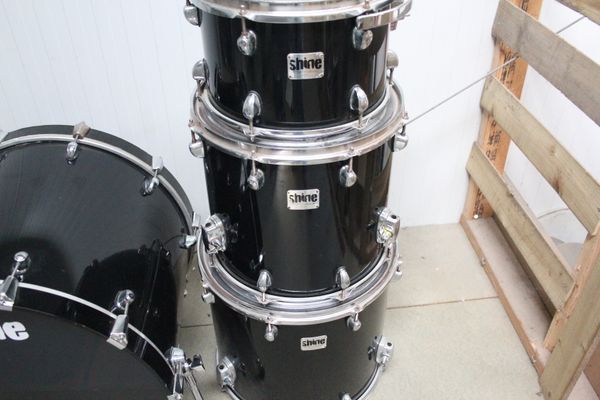 Shine 4pc 22" Shell Pack - Black