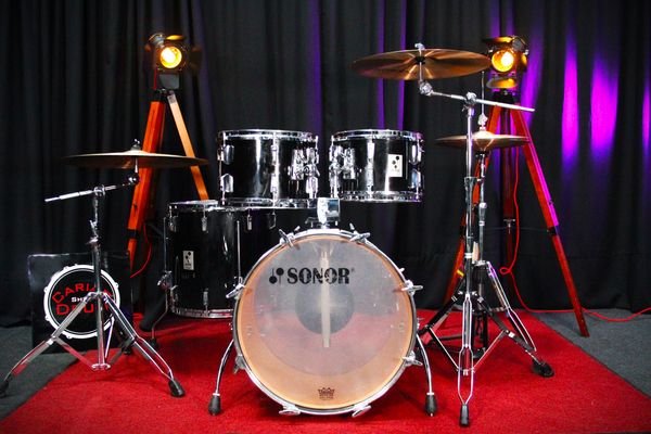 Sonor Sonorphonic 9-Ply Beechwood 4pc Shell Pack - Black 