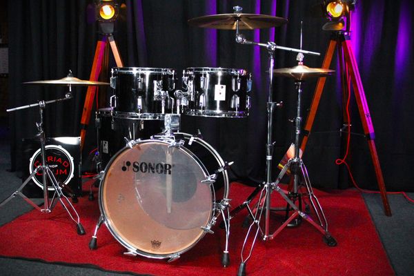 Sonor Sonorphonic 9-Ply Beechwood 4pc Shell Pack - Black 