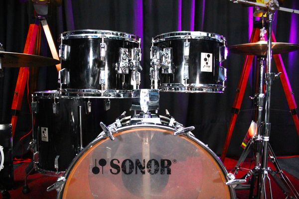 Sonor Sonorphonic 9-Ply Beechwood 4pc Shell Pack - Black 