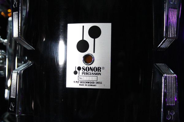 Sonor Sonorphonic 9-Ply Beechwood 4pc Shell Pack - Black 