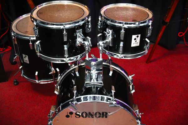 Sonor Sonorphonic 9-Ply Beechwood 4pc Shell Pack - Black 