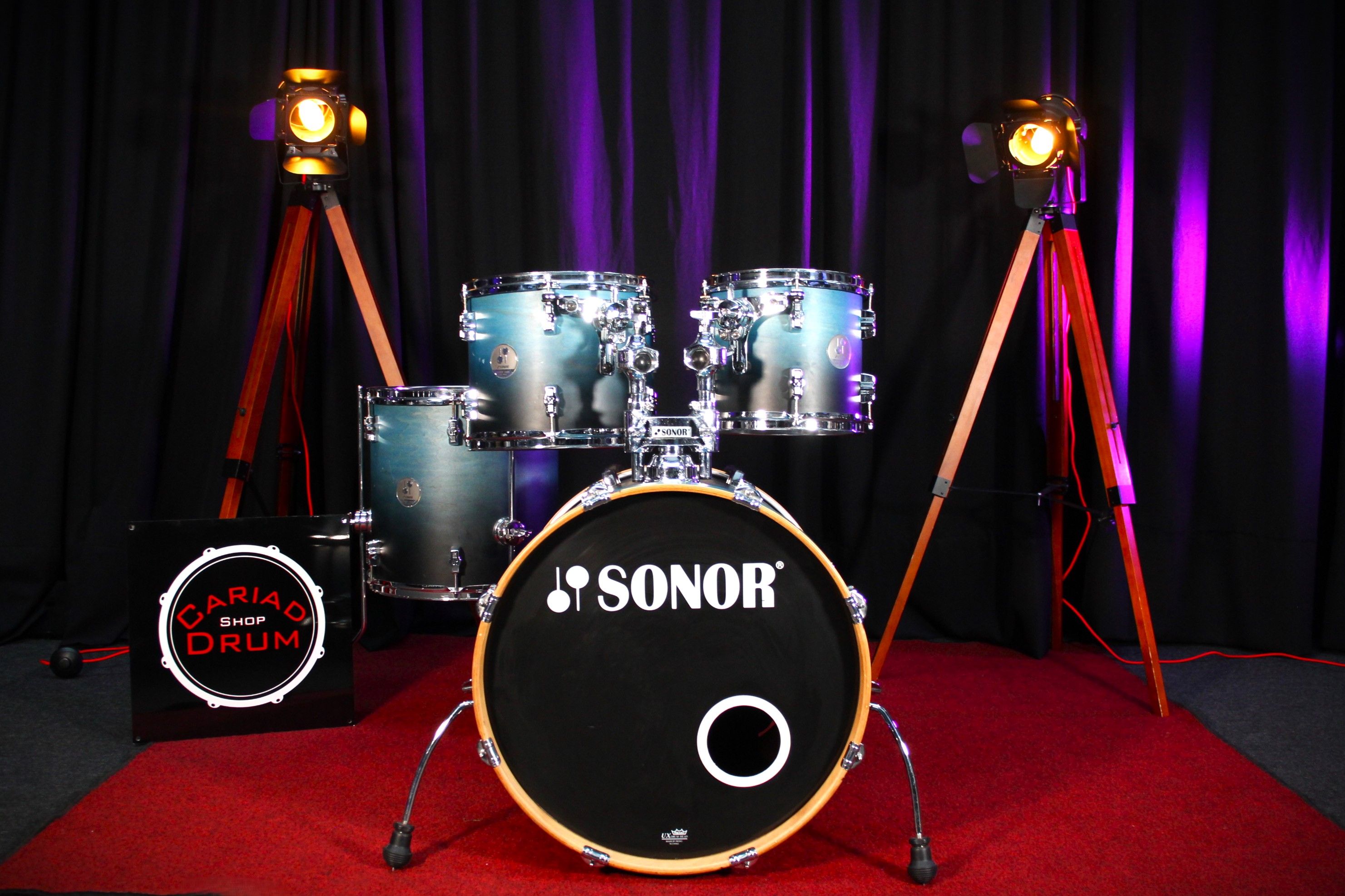 Sonor Force 3005 4pc Shell Pack - Blue