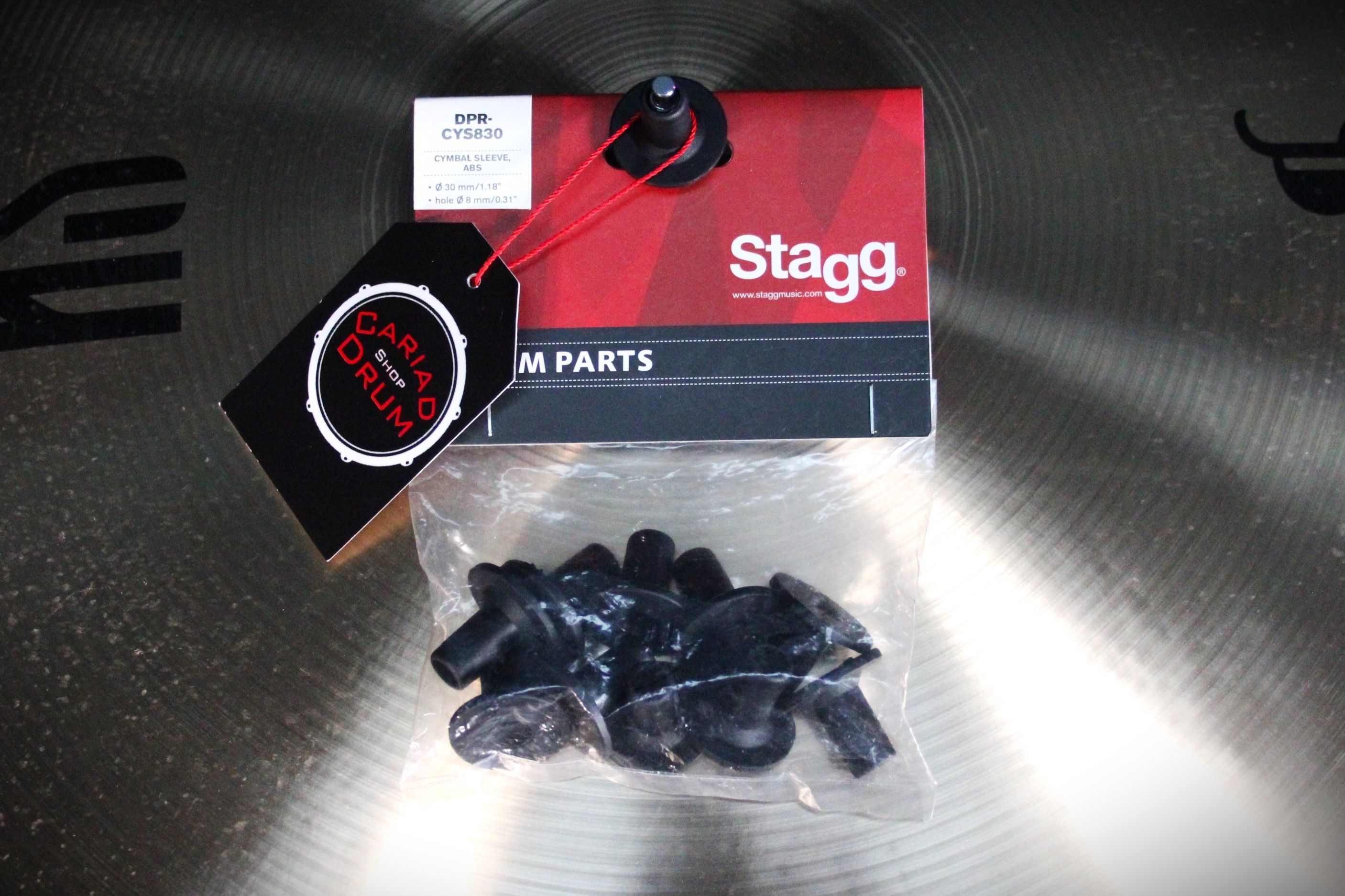 Stagg 10-Pack Cymbal Sleeve Abs